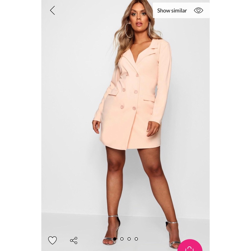 Scuba blazer dress